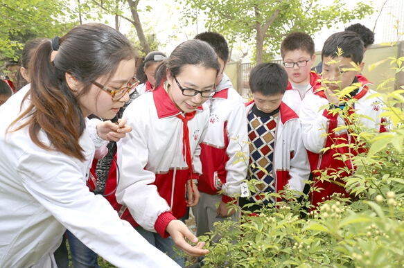 江蘇省淮陰師范學(xué)院附屬小學(xué)師生走進江蘇省淮安市中醫(yī)院